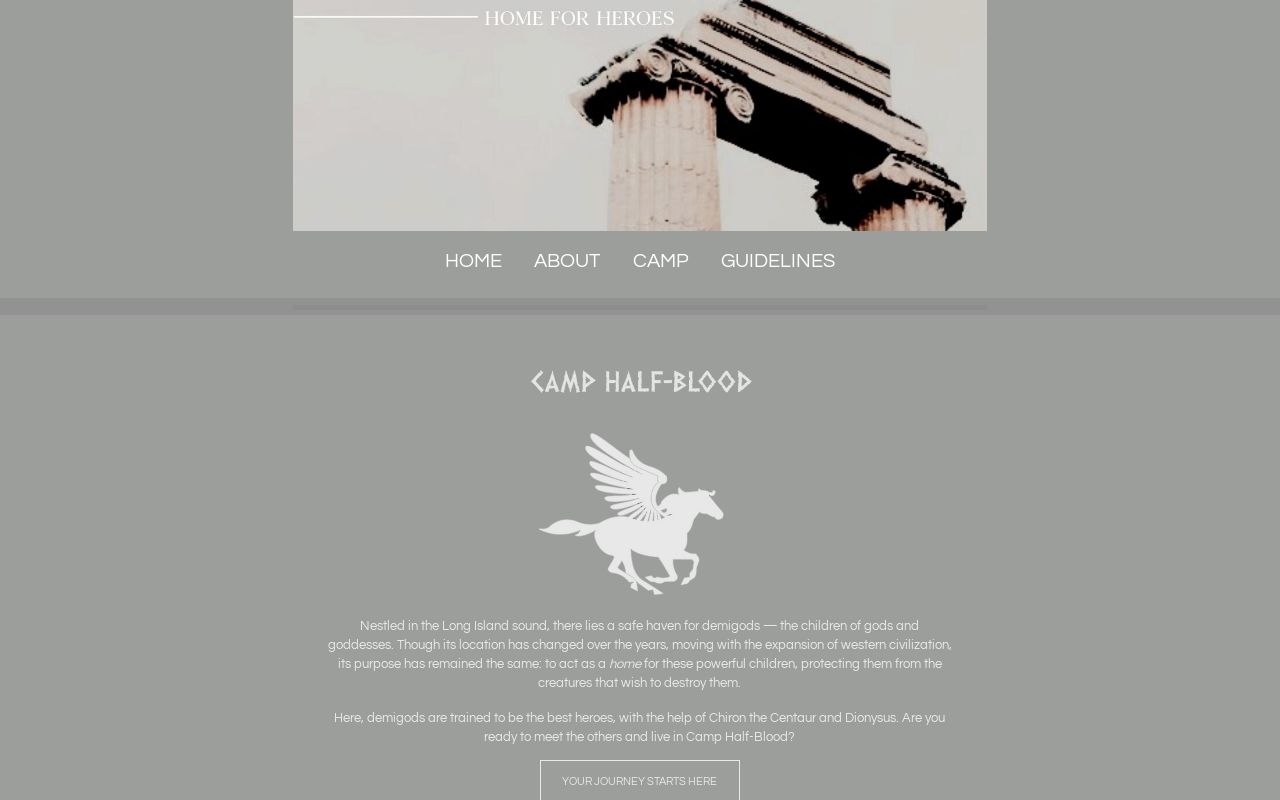 Camp Halfblood [ Camp Rules and Places ] - Camp Halfblood